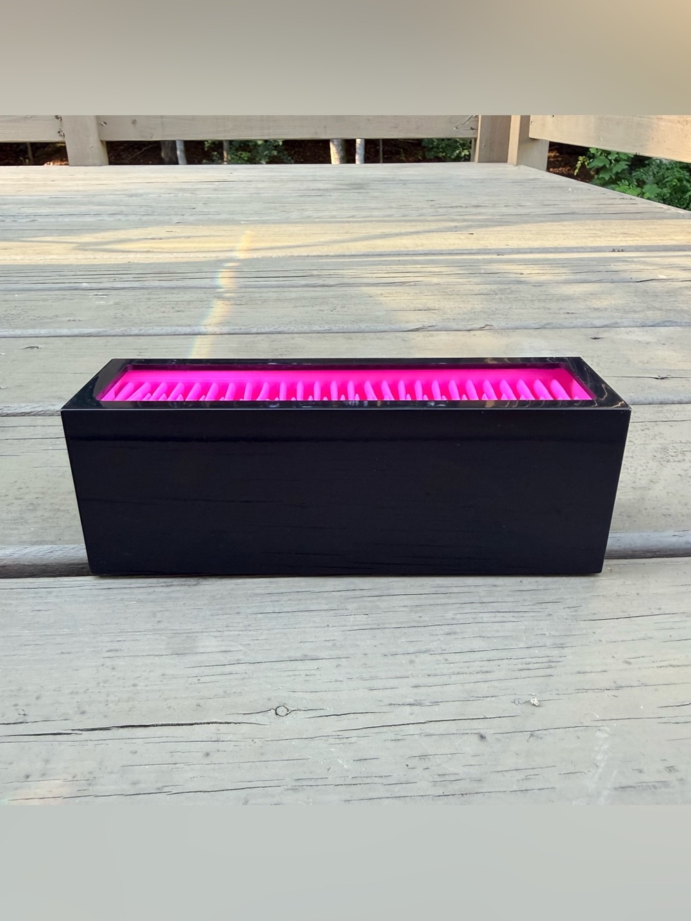 NIB Veleka Pen Zen Desk Organizer in black and fuchsia - Picture 8 of 13